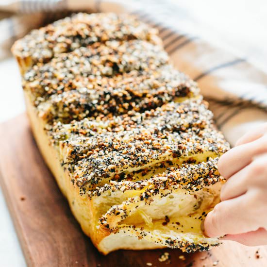 Everything Bagel Pull Apart Bread