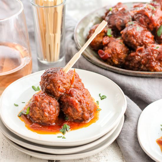 Cranberry Barbecue Meatballs