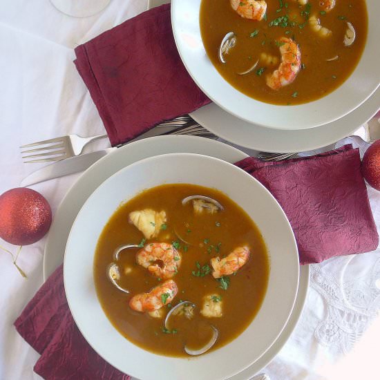 Holiday Seafood Soup