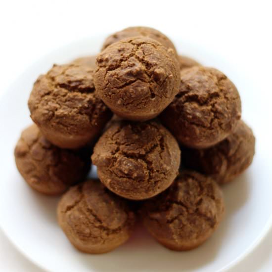 Mini GF/V Gingerbread Muffin Bites