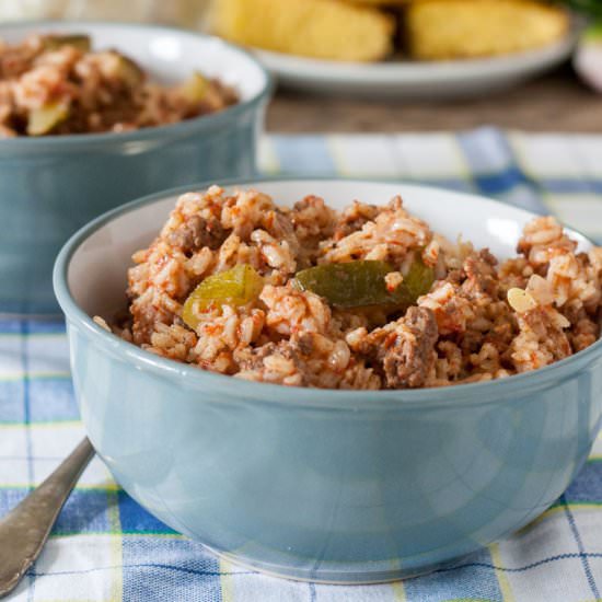 Spanish Rice with Zucchini