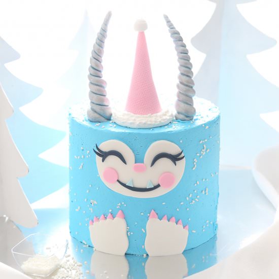 Christmas Yeti Cake