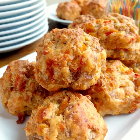 Rotel Sausage Balls