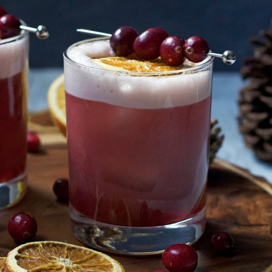 Cranberry Whiskey Sour