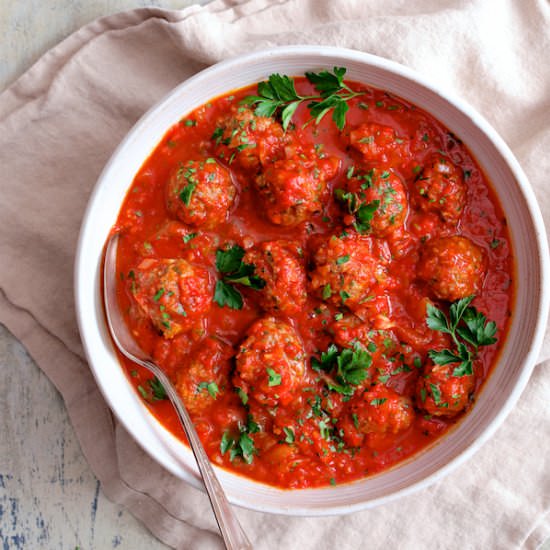 Spiced Meatballs in Tomato Sauce