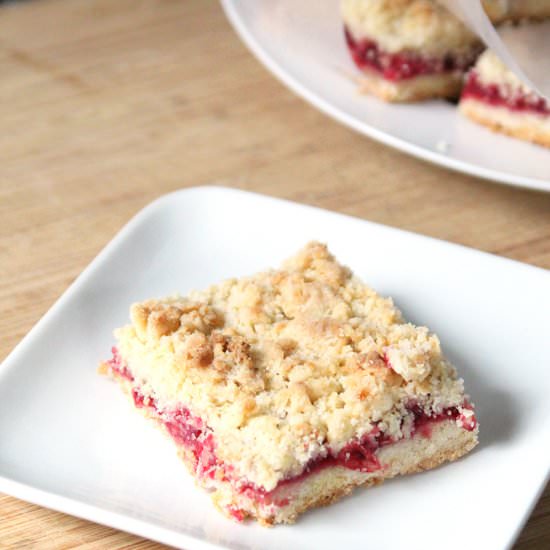 Cranberry Crumb Bars