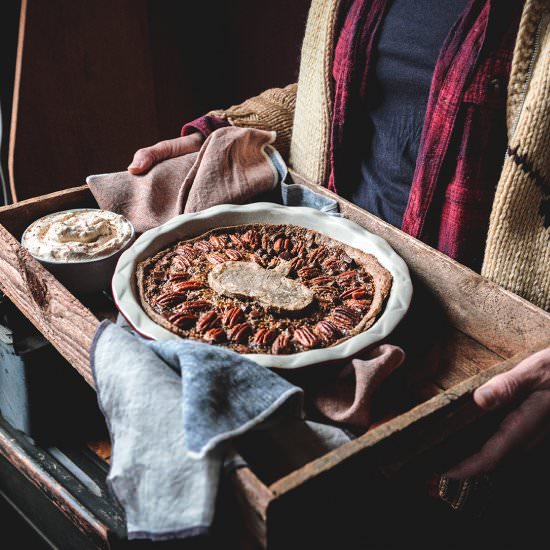 Gluten Free Pumpkin Pecan Pie