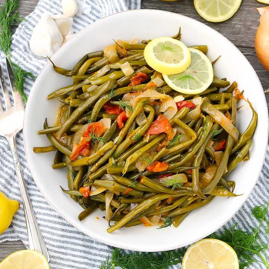 Greek Green Beans (Fasolakia)