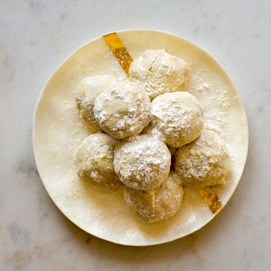 Chestnut Snowball Cookies