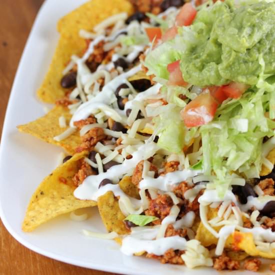 ranch chicken nachos