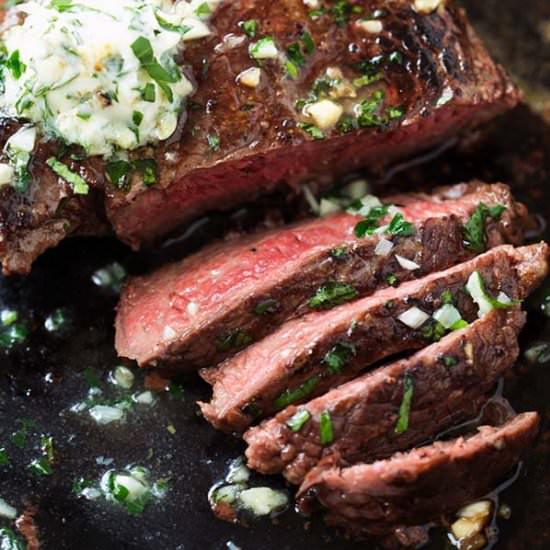 Skillet Garlic Butter Steak