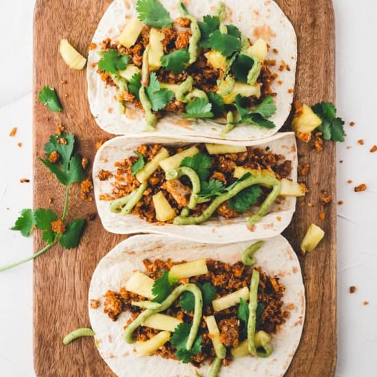 Vegan Tacos Al Pastor