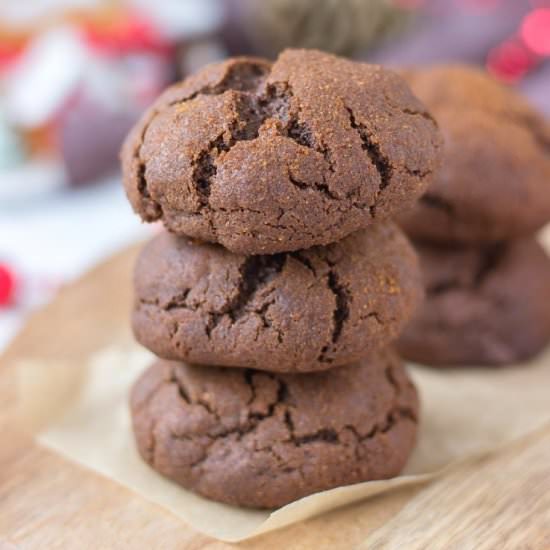 Chocolate Gingerbread Cookies