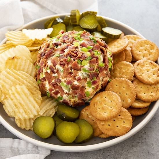 Dill Pickle Bacon Cheese Ball