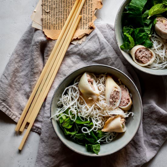 Vietnamese Stuffed Calamari