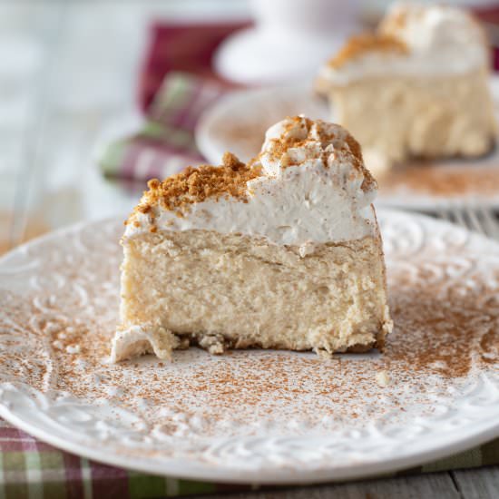 Instant Pot Eggnog Cheesecake