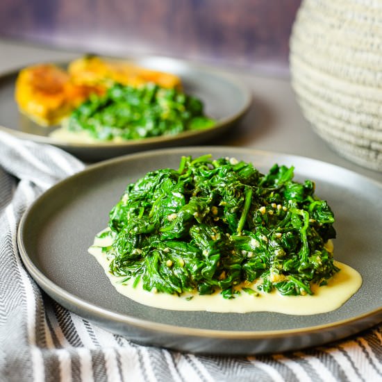 Quick & Easy Creamed Spinach