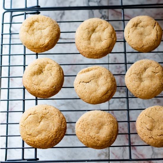 Big Soft Ginger Cookies
