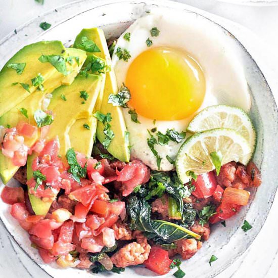 LOW CARB MEXICAN BREAKFAST BOWLS