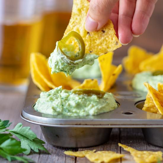 roasted garlic jalapeno dip