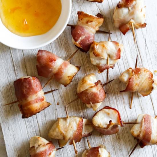 Air Fryer Bacon Wrapped Chicken