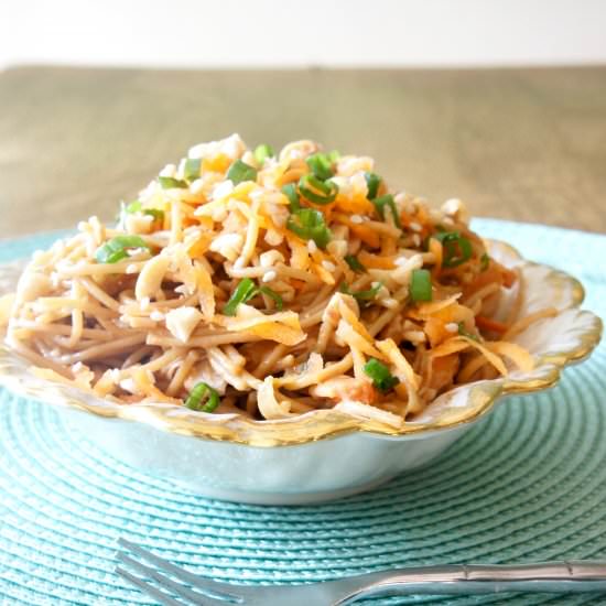 Thai Peanut Chicken Pasta