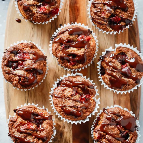 Almond Flour Cranberry Muffins