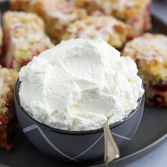 Homemade Whipped Cream