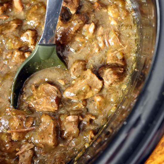 Slow Cooker Steak Pie Filling