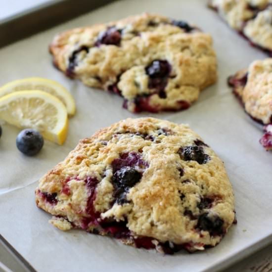 Lemon Blueberry Scones