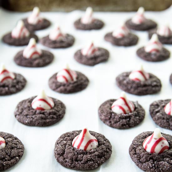 Chocolate Peppermint Blossoms