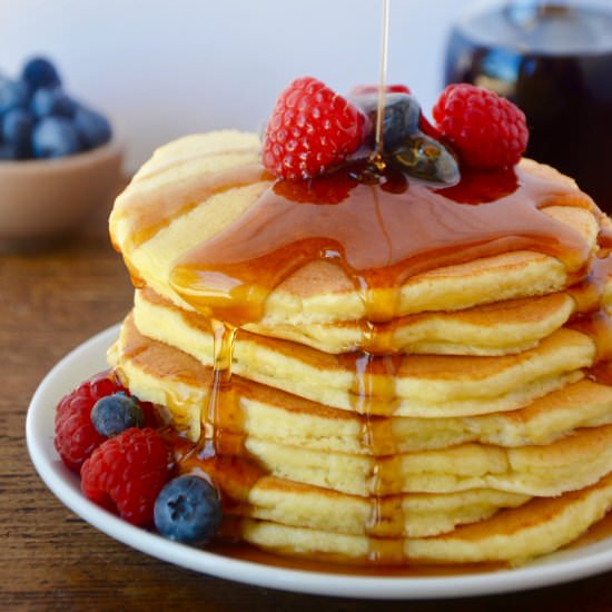 Fluffy Ricotta Pancakes