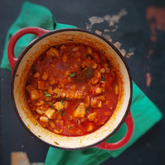 Pork and Chorizo Stew