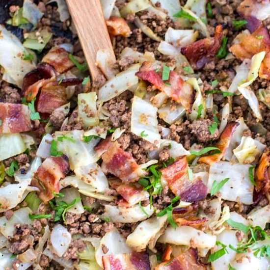 Ground Beef and Cabbage