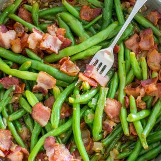 Green Beans with Bacon