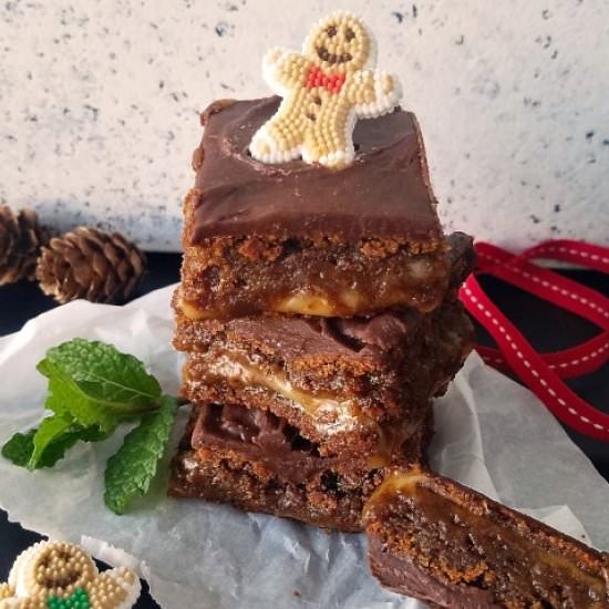 Gingerbread Cookie Bars