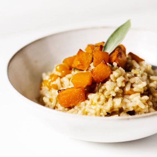 Vegan Butternut Squash Risotto