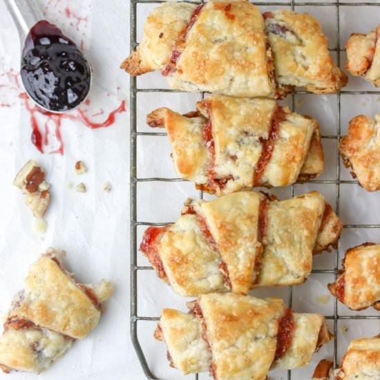 Raspberry Rugelach