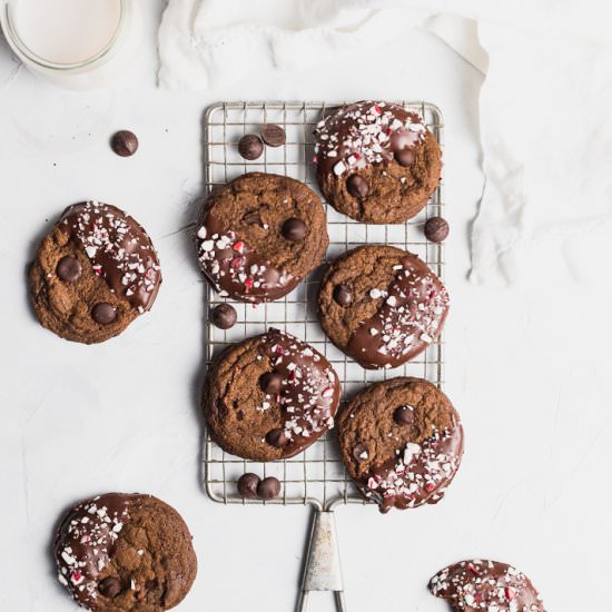 Whole Wheat Peppermint Mocha Cookie