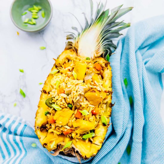 Vegan Pineapple Fried Rice