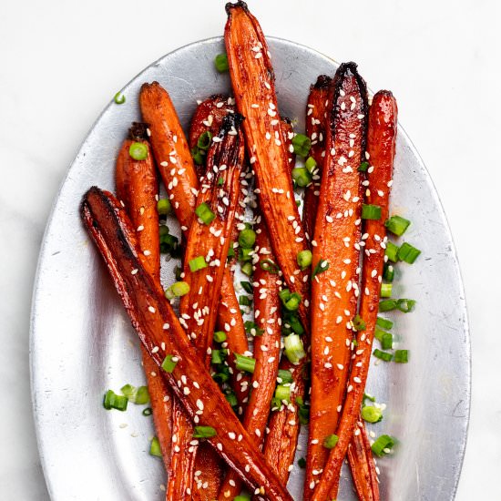 Gochujang Roasted Carrots
