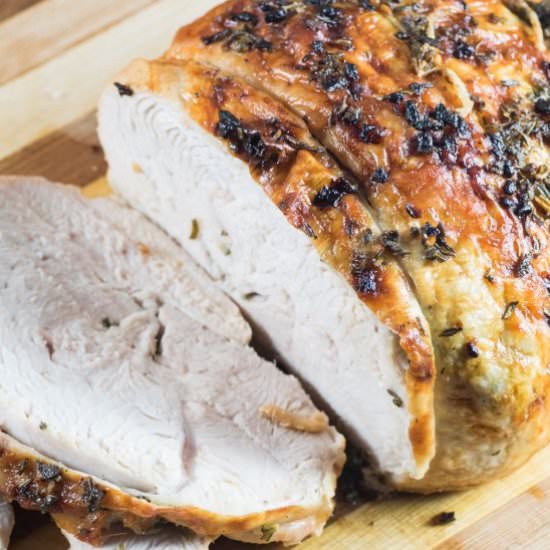 HERBED BUTTER ROAST TURKEY BREAST
