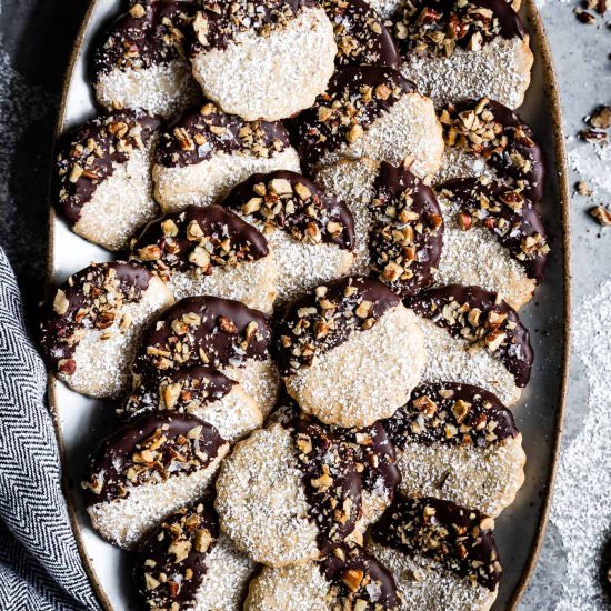 Pecan Shortbread Cookies