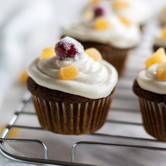 Gluten free Gingerbread Cupcakes