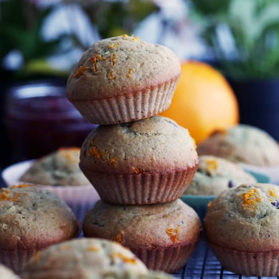 Easy Cranberry Orange Muffins