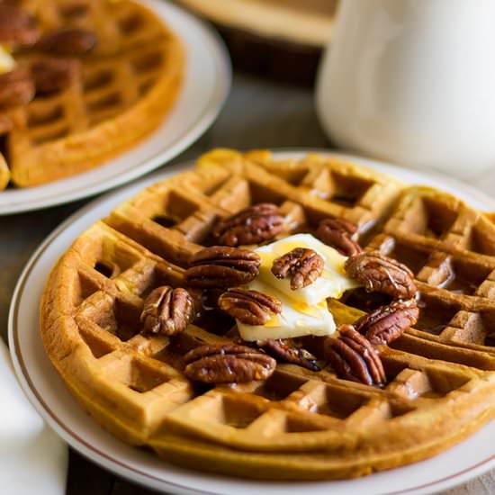 Pumpkin Waffles Recipe