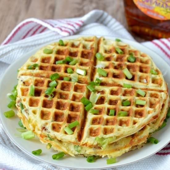 Bacon Cheddar Waffle