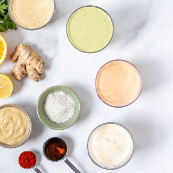 Tahini Salad Dressing Five Ways