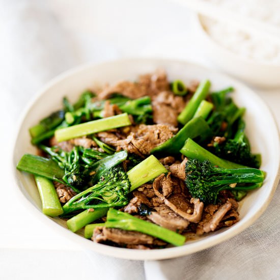 Mongolian Beef & Broccolini