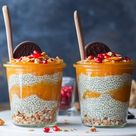 Vegan Persimmon Chia Pudding